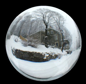house snowglobe